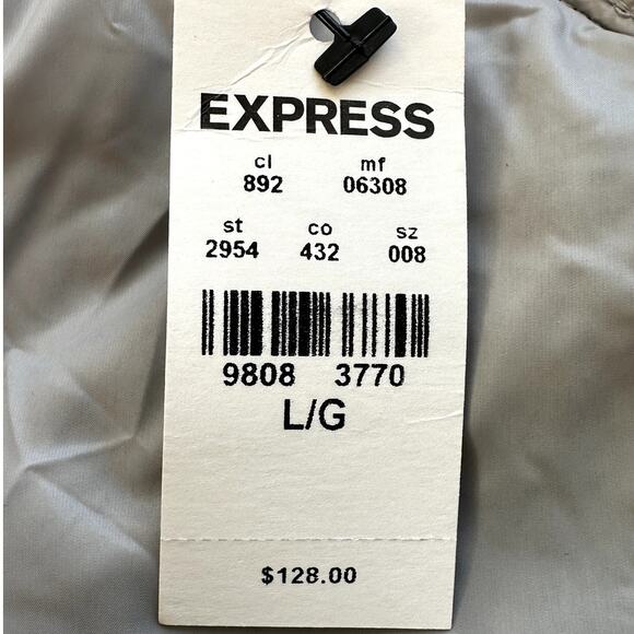 New Express EXP Core Performance Zip Jacket Women Large Puffer Quilted Fleece - Picture 10 of 13